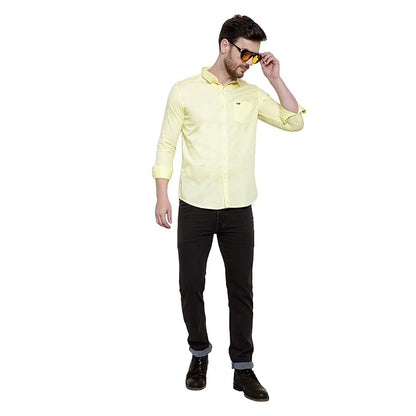 Mens Shirts Full Sleeve Cotton Casual Plain Shirt