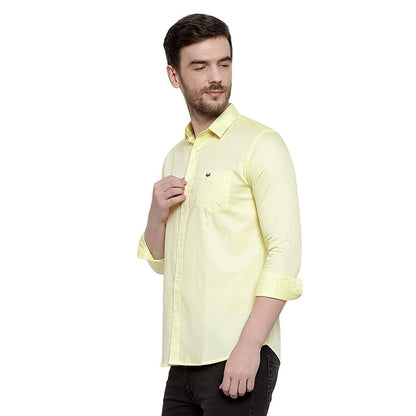 Mens Shirts Full Sleeve Cotton Casual Plain Shirt