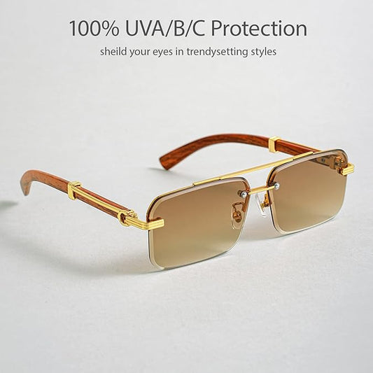 Mens Sunglasses Fashion Rimless