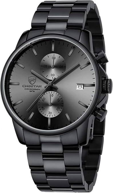 Mens Watches with Stainless Steel Waterproof