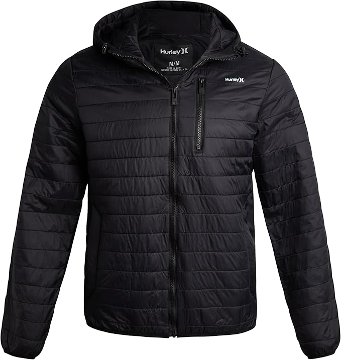Mens Puffer Jacket - Lightweight Packable