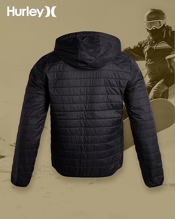 Mens Puffer Jacket - Lightweight Packable