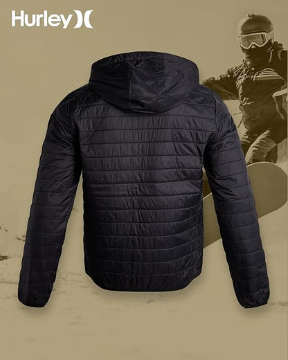 Mens Puffer Jacket - Lightweight Packable